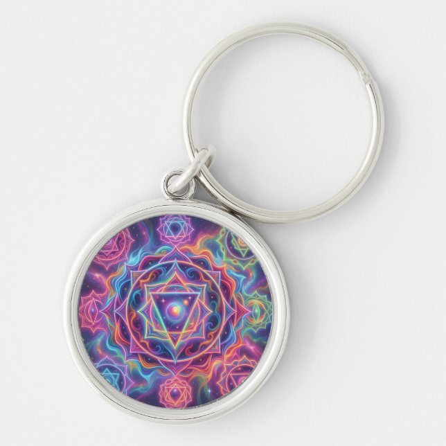 The 7 Chakras´10 Keychain (Front)