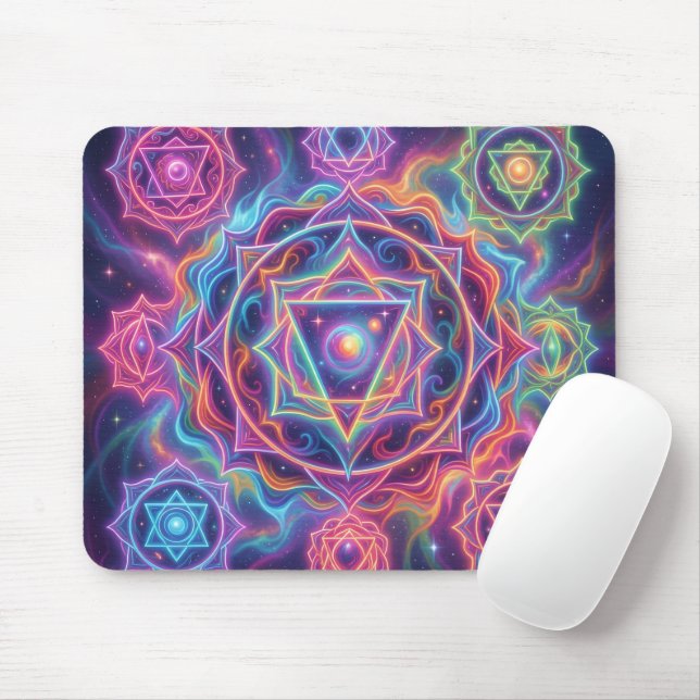 The 7 Chakras´10 Mouse Pad (With Mouse)