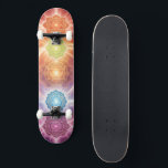 The 7 Chakras´10 Skateboard<br><div class="desc">The 7 chakras are energy centers aligned along the spine that influence different areas of life — from safety and creativity to confidence,  love,  communication,  intuition,  and spirituality. When balanced,  they support harmony,  inner strength,  and overall well-being.</div>