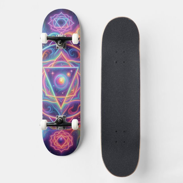 The 7 Chakras´10 Skateboard (Front)