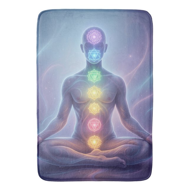 The 7 Chakras´2 Bath Mat (Front Vertical)