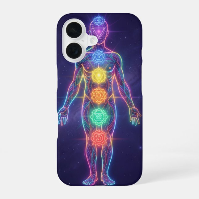 The 7 Chakras´2 iPhone Case (Back)