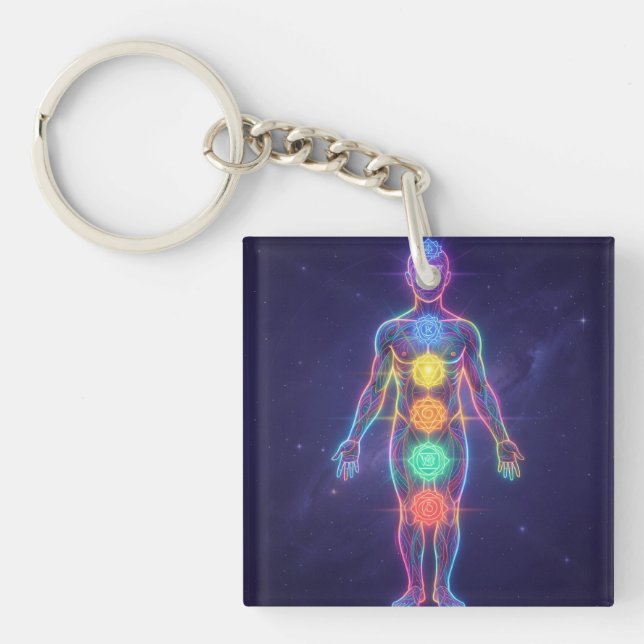 The 7 Chakras´2 Keychain (Front)