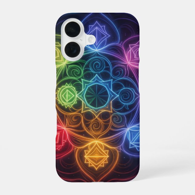 The 7 Chakras´3 iPhone Case (Back)
