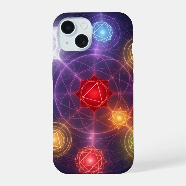 The 7 Chakras´3 Iphone Case (Back)