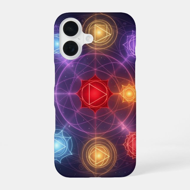The 7 Chakras´3 iPhone Case (Back)