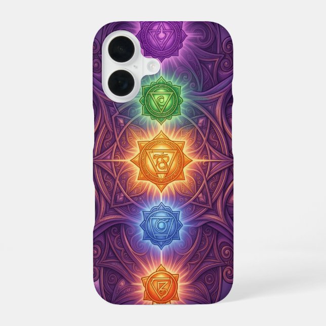 The 7 Chakras´5 iPhone Case (Back)