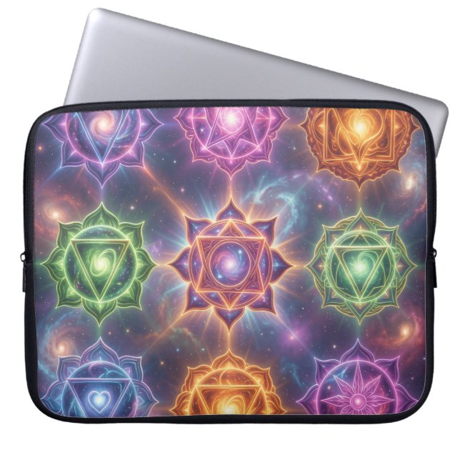 The 7 Chakras´6 Laptop Sleeve (Front)