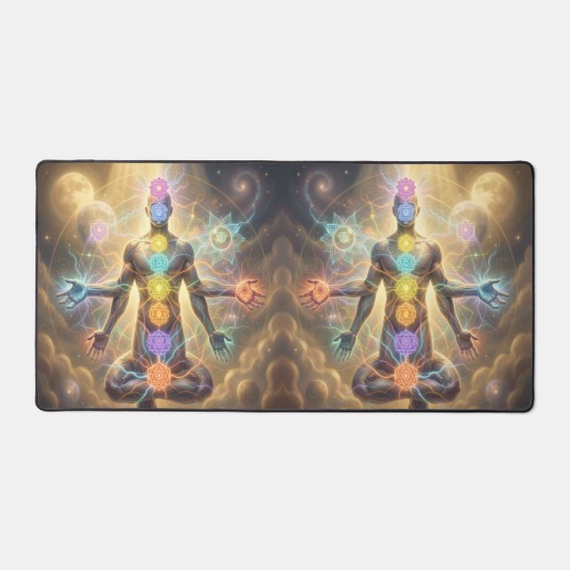 The 7 Chakras´7 Desk Mat (Front)