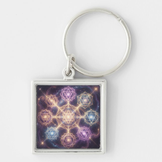 The 7 Chakras 7 Keychain (Front)