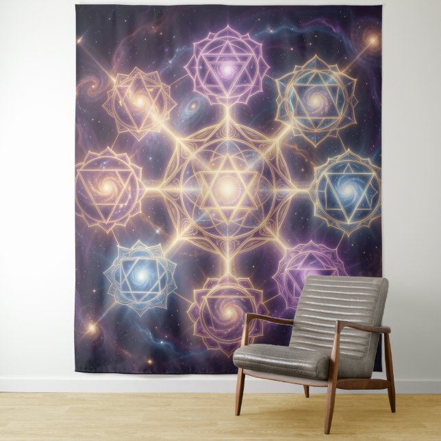 The 7 Chakras 7 Tapestry (In Situ)