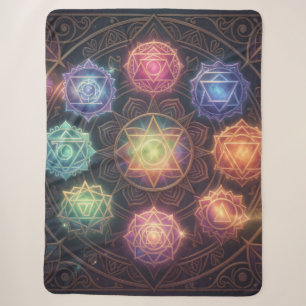 The 7 Chakras´8 Sherpa Blanket
