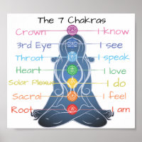 The 7 Chakras 8x7"