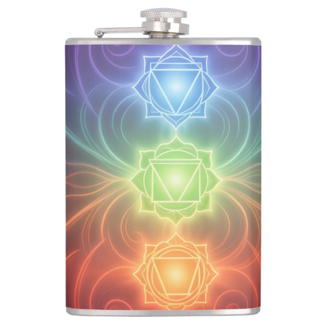 The 7 Chakras´9 Flask (Front)