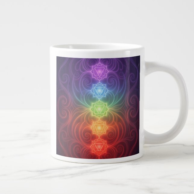 The 7 Chakras´9 Giant Coffee Mug (Right)