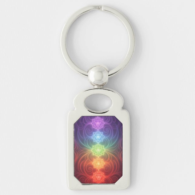 The 7 Chakras´9 Keychain (Front)