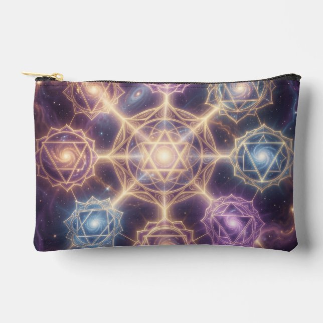 The 7 Chakras Accessory Pouch (Front)