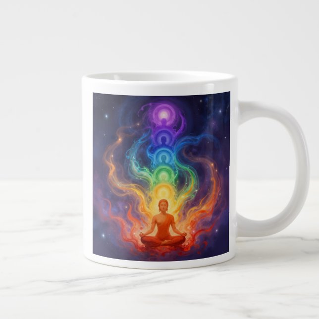 The 7 Chakras Giant Coffee Mug (Right)