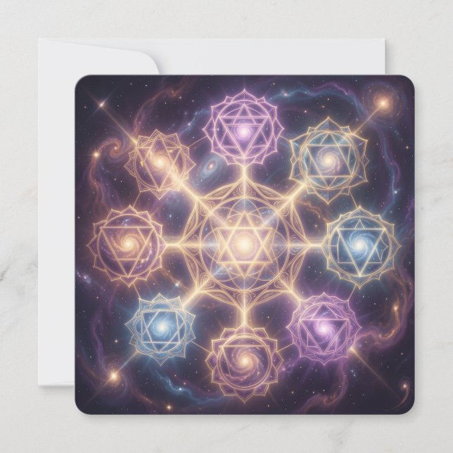 The 7 Chakras Holiday Card (Front)