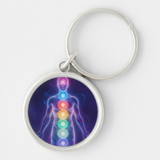  The 7 Chakras Keychain (Front)