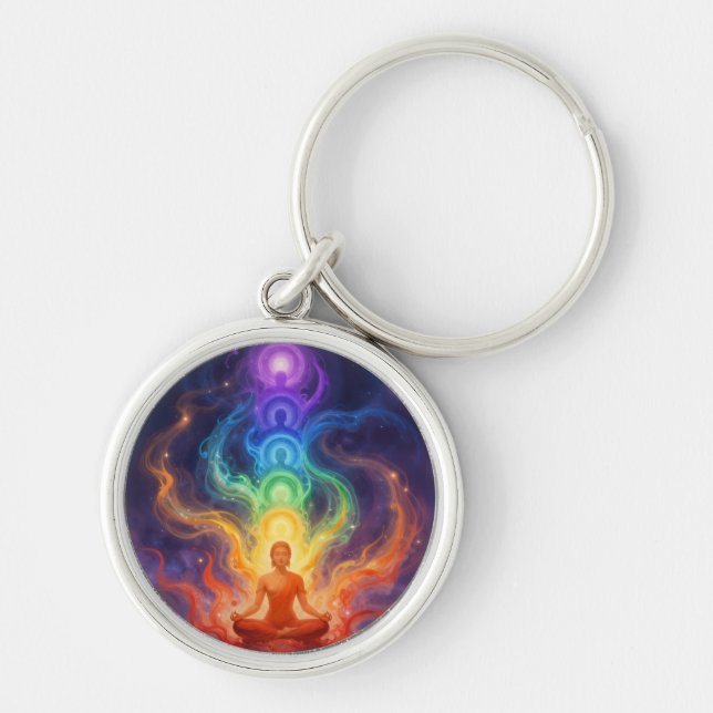 The 7 Chakras Keychain (Front)