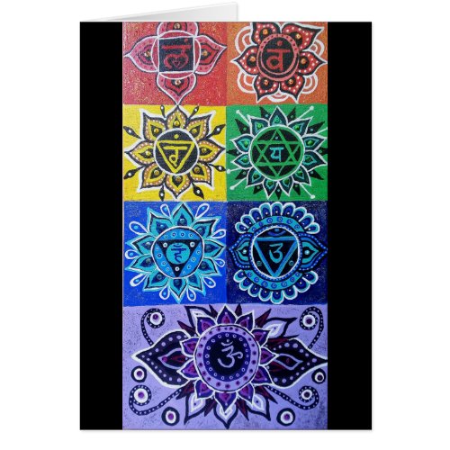 The 7 Chakras Notecard