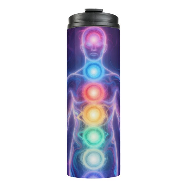 The 7 Chakras Thermal Tumbler (Front)