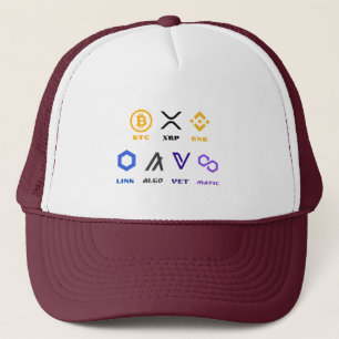 The 7 Crypto Design Trucker Hat