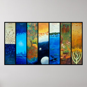 The 7 days of Creation by @foucrasart Poster