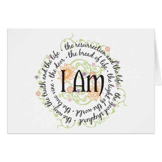 the 7 I Am Statements Cards (Front Horizontal)