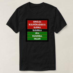 The 7 Principles Kwanzaa T-Shirt