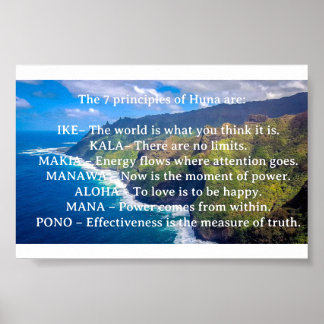 The 7 Principles of Huna Poster