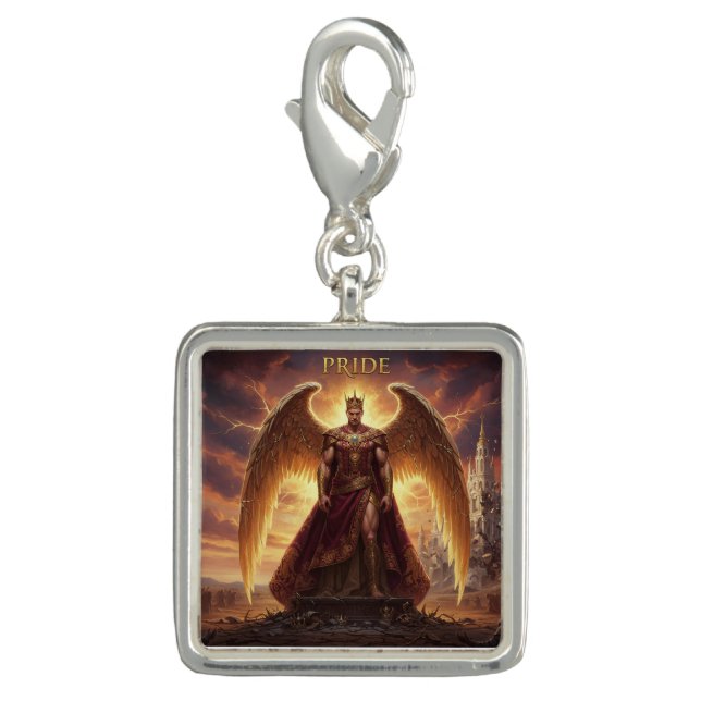 The 7 Satanic Virtues: Pride Charm (Front)