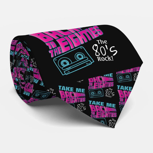 The 80's Rock Neck Tie (Rolled)