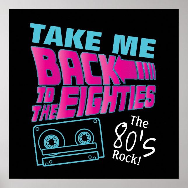 The 80's Rock Poster (Front)