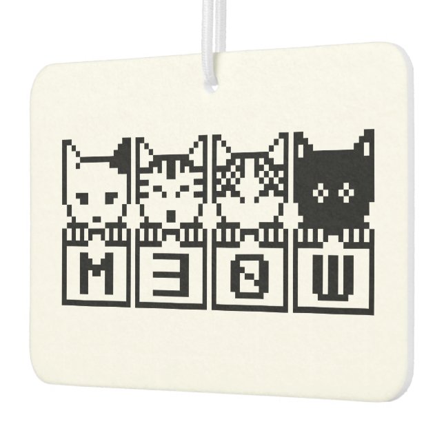 THE 8-BIT CATS M30W AIR FRESHENER (Left)