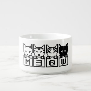 THE 8-BIT CATS M30W BOWL