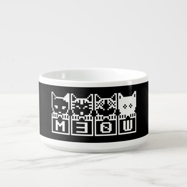THE 8-BIT CATS M30W BOWL (Center)