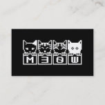 THE 8-BIT CATS M30W BUSINESS CARD