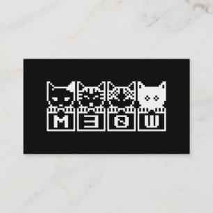THE 8-BIT CATS M30W BUSINESS CARD