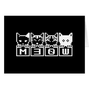 THE 8-BIT CATS M30W CARD