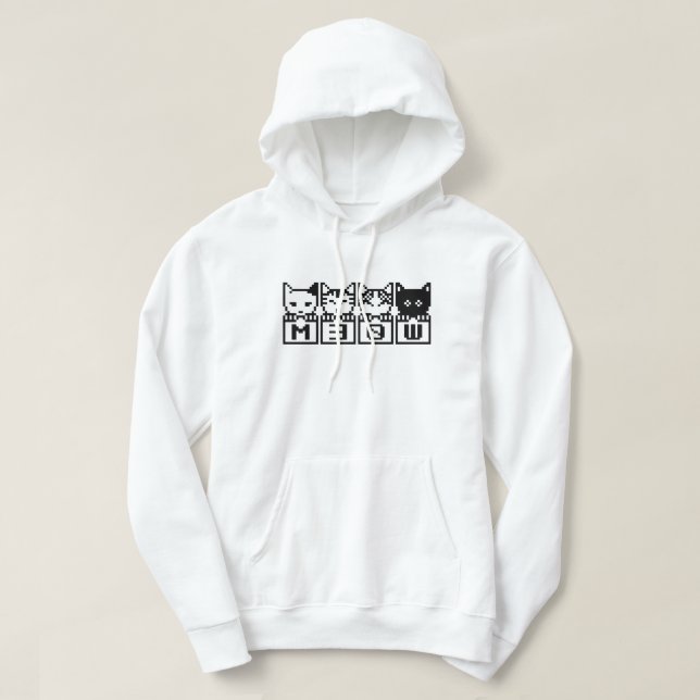 THE 8-BIT CATS M30W HOODIE (Design Front)