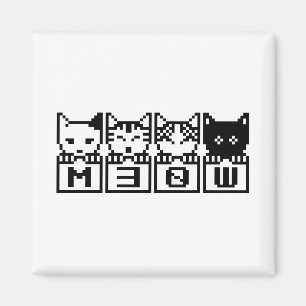 THE 8-BIT CATS M30W MAGNET
