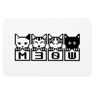 THE 8-BIT CATS M30W MAGNET