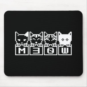 THE 8-BIT CATS M30W MOUSE PAD