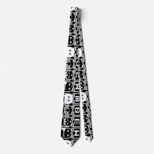 THE 8-BIT CATS M30W NECK TIE