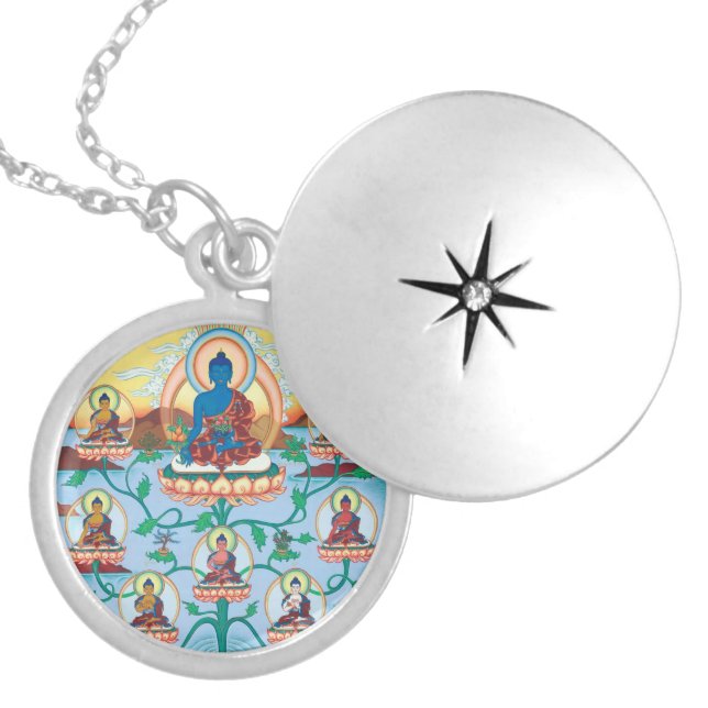 The 8 Medicine Buddhas - Healing Masters - locket (Front)