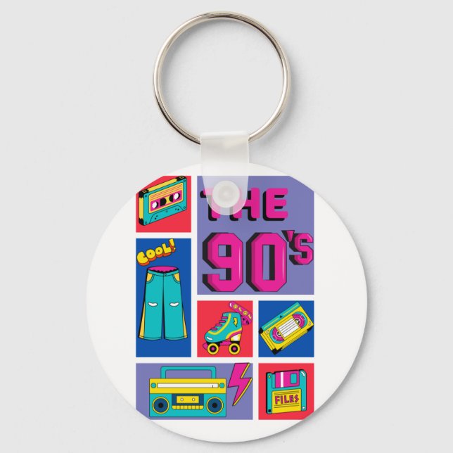 The 90's  keychain (Front)