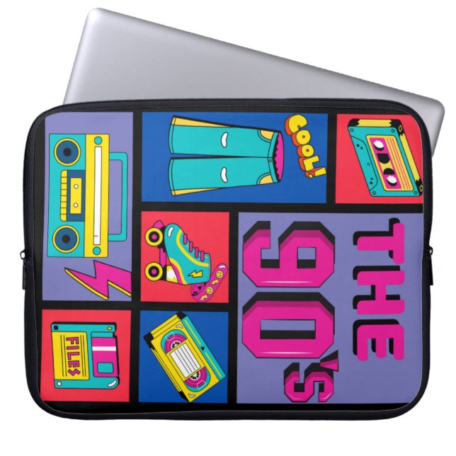 The 90's laptop sleeve (Front)