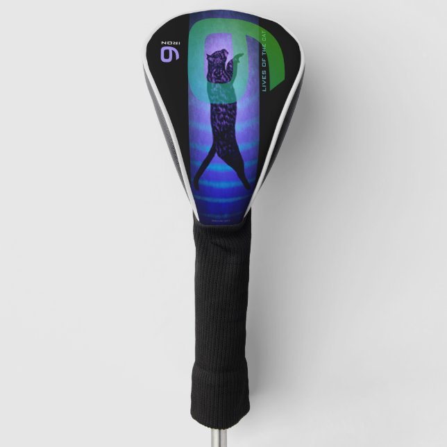 The 9 Lives of The Cat Golf Head Cover (Front)